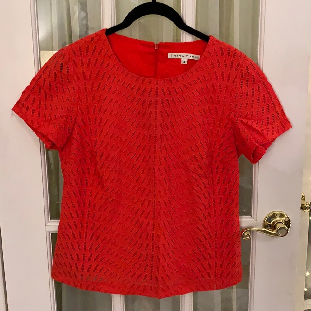 Trina Turk Eyelet Top - 4